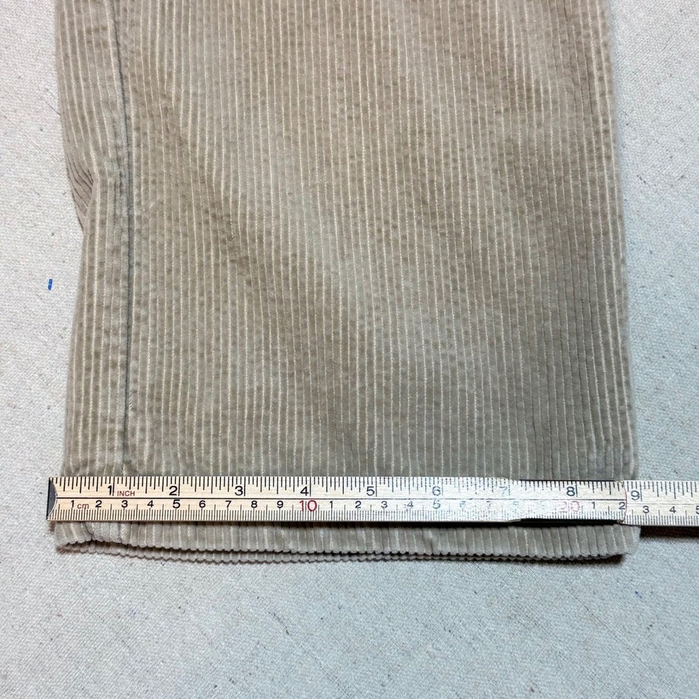 Woolrich Corduroy Pants Mens 35x31 Straight Leg Tan Beige Cotton Wide Wale - Picture 6 of 8
